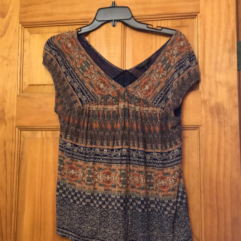 Lucky brand cap sleeve blouse